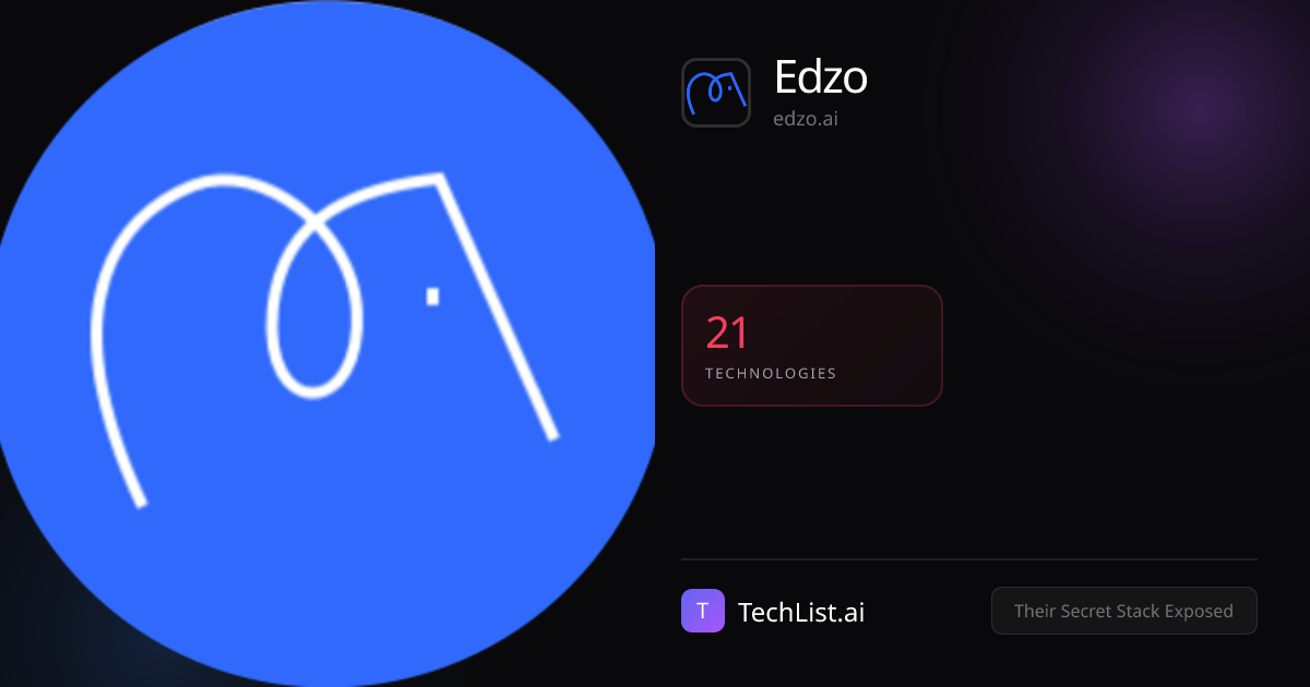 Edzo: 21 Tools Revealed [2026] | TechList.ai
