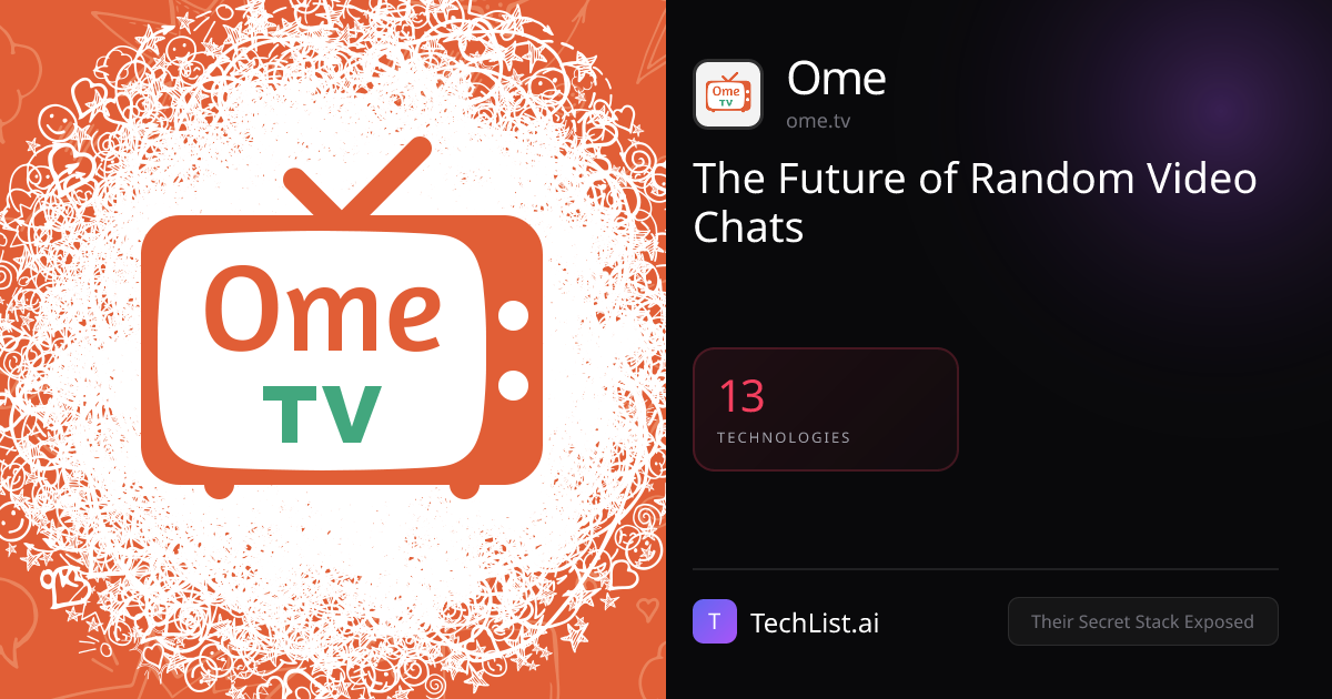 Ome: 13 Tools Exposed [36M Visits/Mo] | TechList.ai