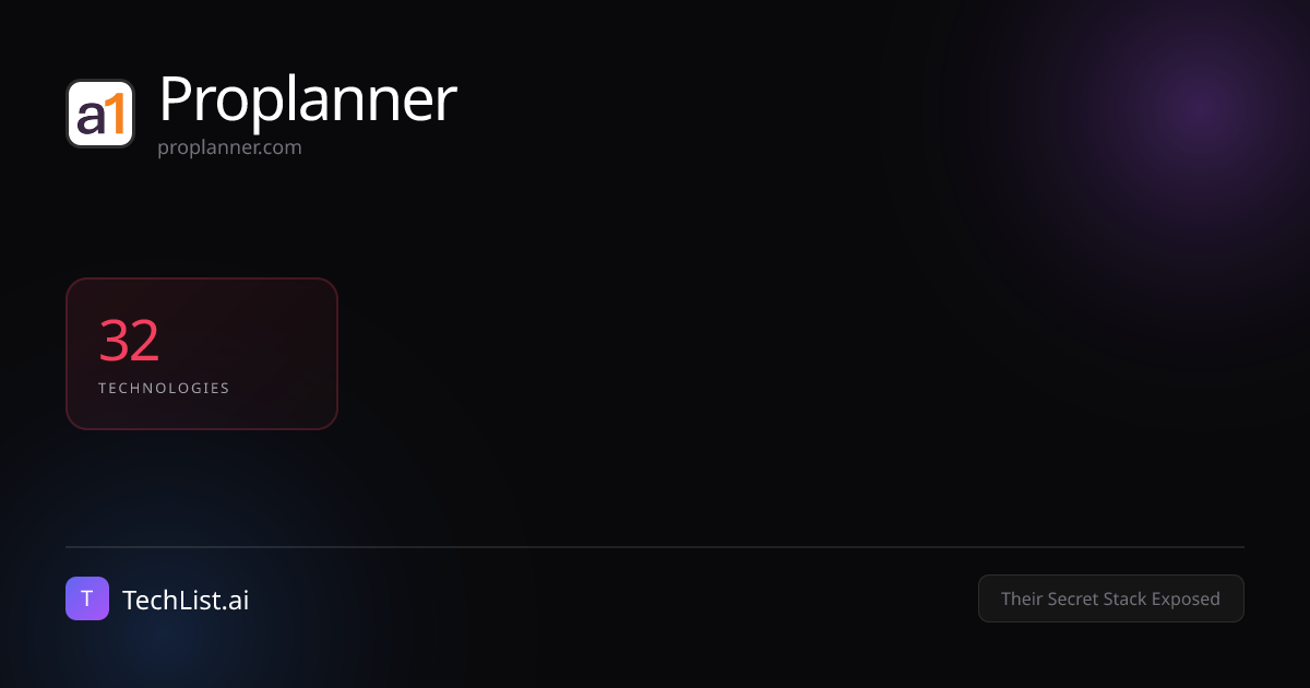 Proplanner: 32 Tools Revealed [2026] | TechList.ai