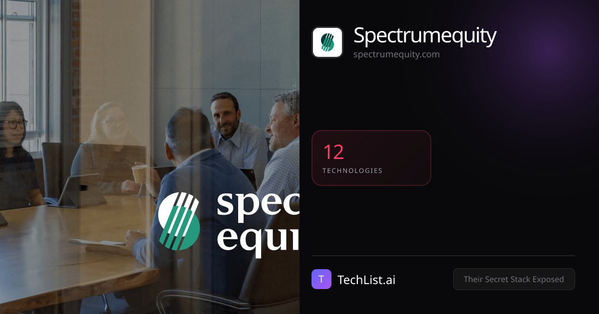 Spectrumequity: 12 Tools Revealed [2026] | TechList.ai